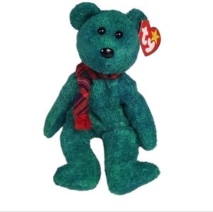 Ty Beanie Baby Wallace the Bear PE Pellets RETIRED​​​​​​​​​